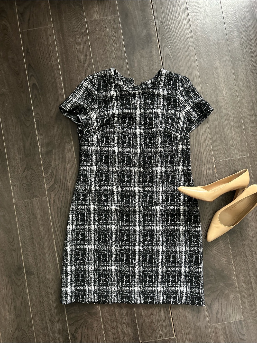Calvin Klein mini dress 8 Black & White